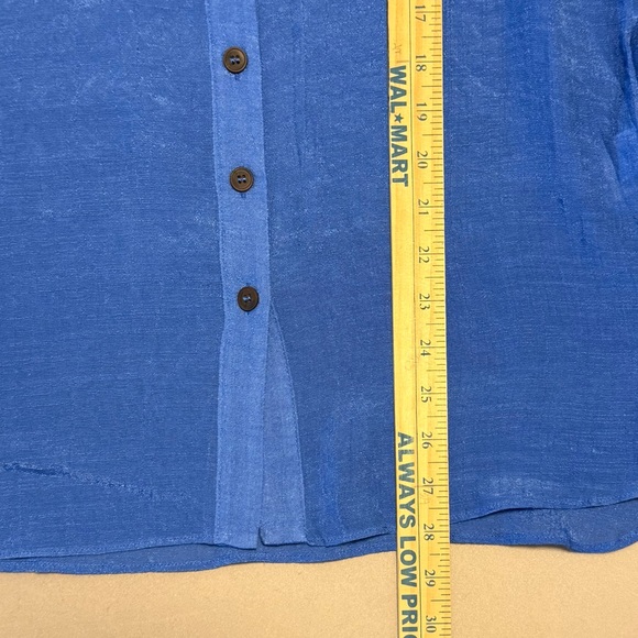 NWT PerSeption Concept Blue Button Down Shirt - Picture 8 of 11